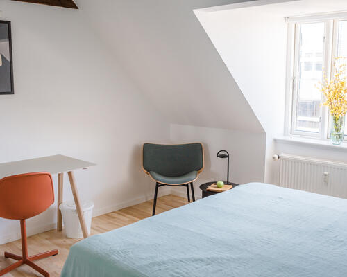 17 m2 værelse i København K