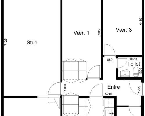 4 værelses lejlighed i Nordborg