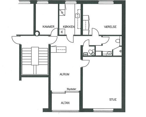 4 værelses lejlighed i Holstebro
