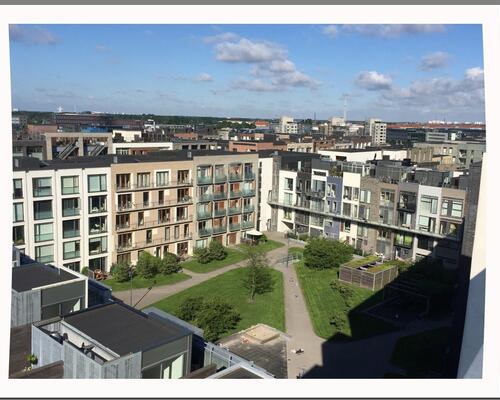Privat tagterrasse med udsigt over kanalerne