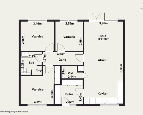 3 værelses hus i Årslev