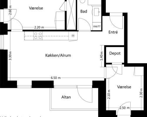 3 værelses lejlighed i Ballerup