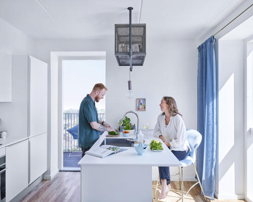 Lejlighed med sydøstvendt terrasse