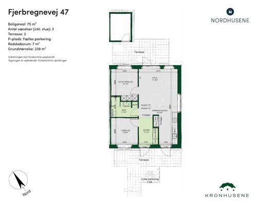 2 værelses hus i Odense NV