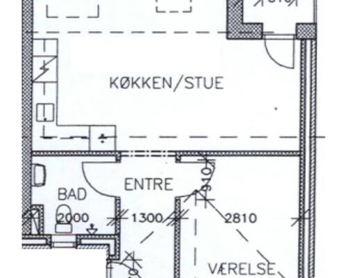 2 værelses lejlighed i Viborg