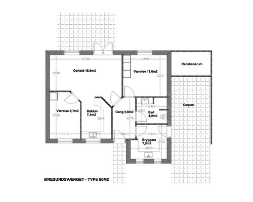 3 værelses hus i Middelfart