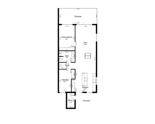 3 værelses hus i Odense S