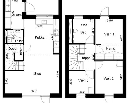 4 værelses hus i Billund