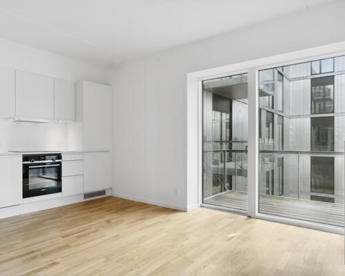 Delevenlig penthouse - to altaner