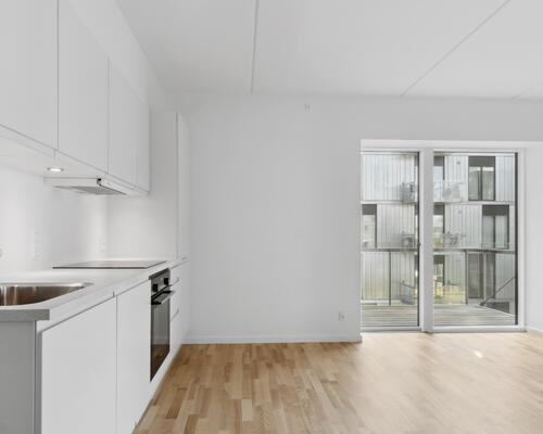 Delevenlig penthouse - to altaner