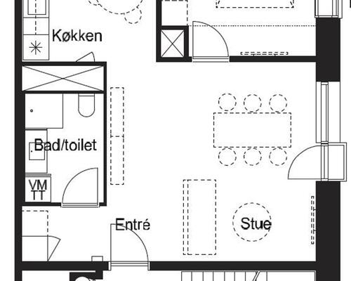 1 værelses lejlighed i Valby