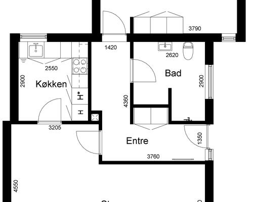 2 værelses hus i Tarm