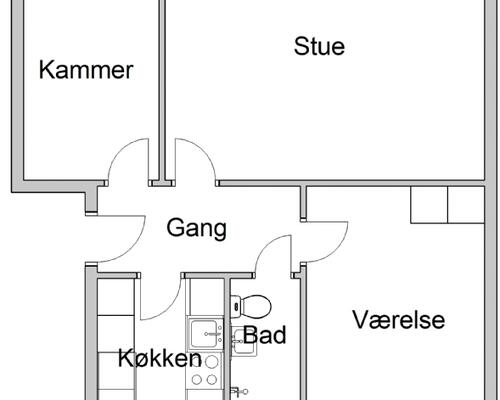3 værelses lejlighed i Holstebro