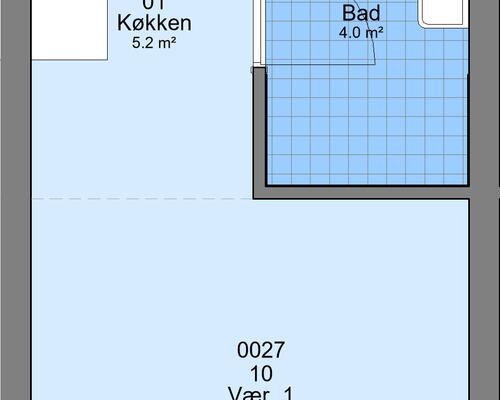 1 værelses lejlighed i Haderslev