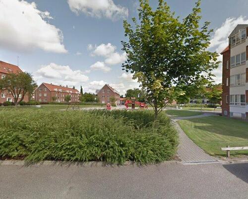 Nyopført 2-værelses på 66 m2 med elevator. AI billder.