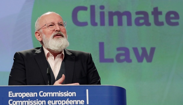 El vicepresidente de la UE para el clima y el medio ambiente Frans Timmermans