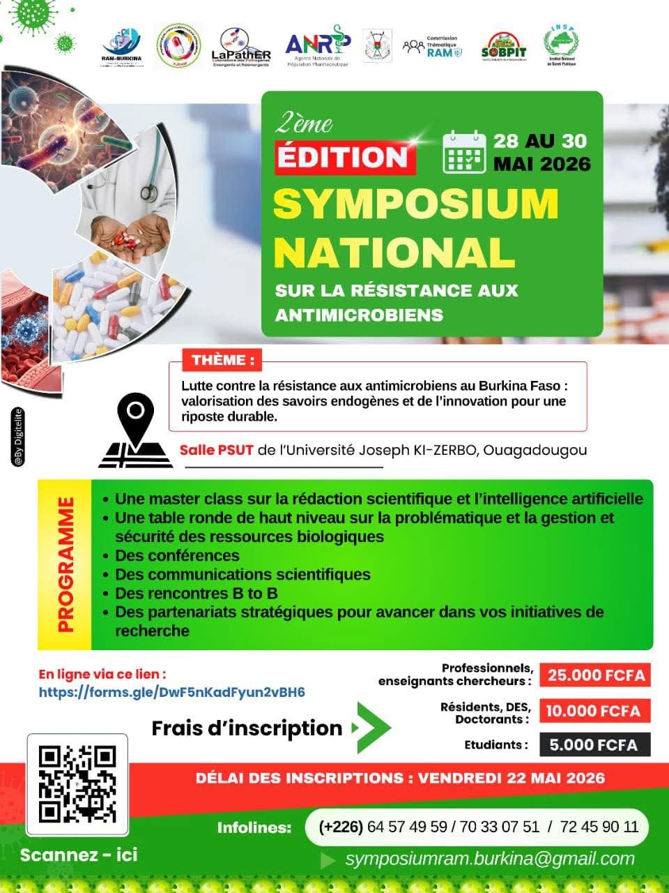 Symposium National Sur la Résistance aux Antimicrobiens