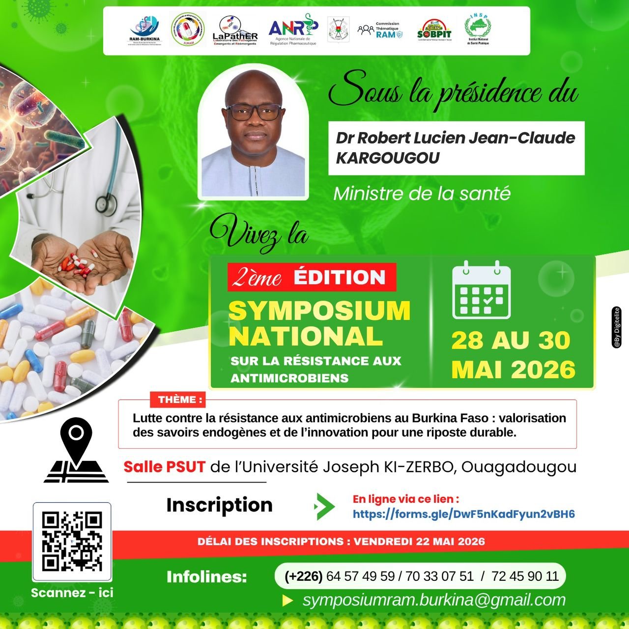 Symposium National Sur la Résistance aux Antimicrobiens