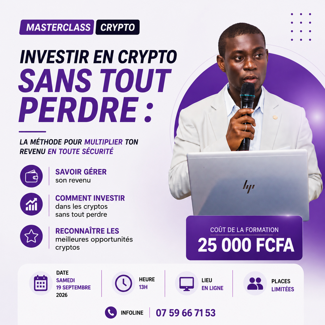 MASTERCLASS CRYPTO | Investir en crypto sans tout perdre