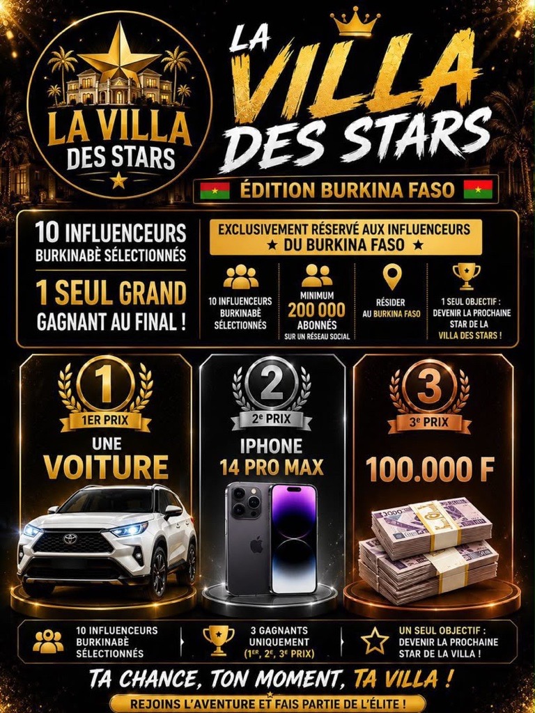 La villa des star 🇧🇫