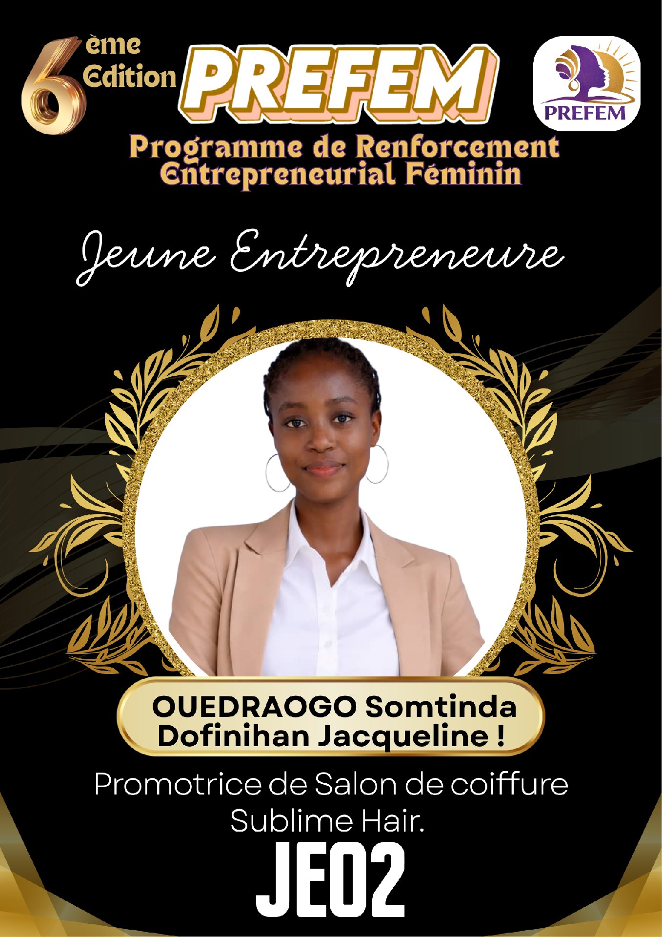 JE02 OUEDRAOGO Somtinda Dofinihan Jacqueline