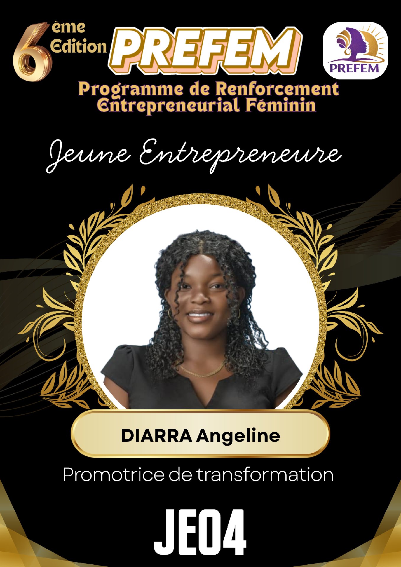 JE04 DIARRA Angeline
