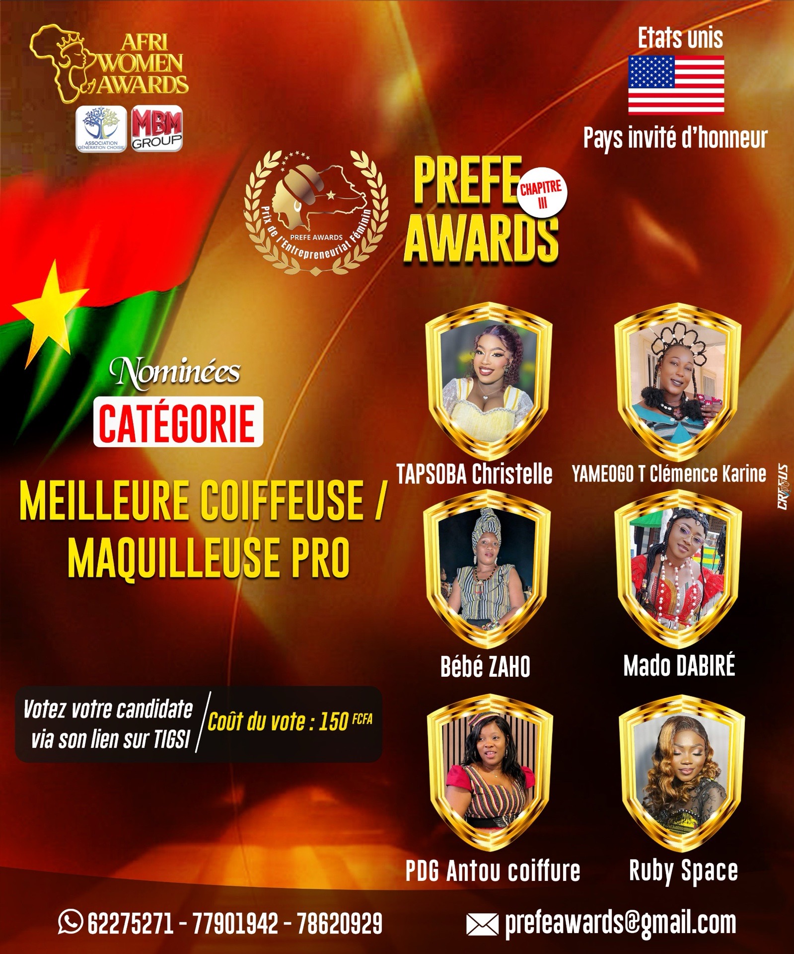 Meilleure coiffeuse / maquilleuse pro