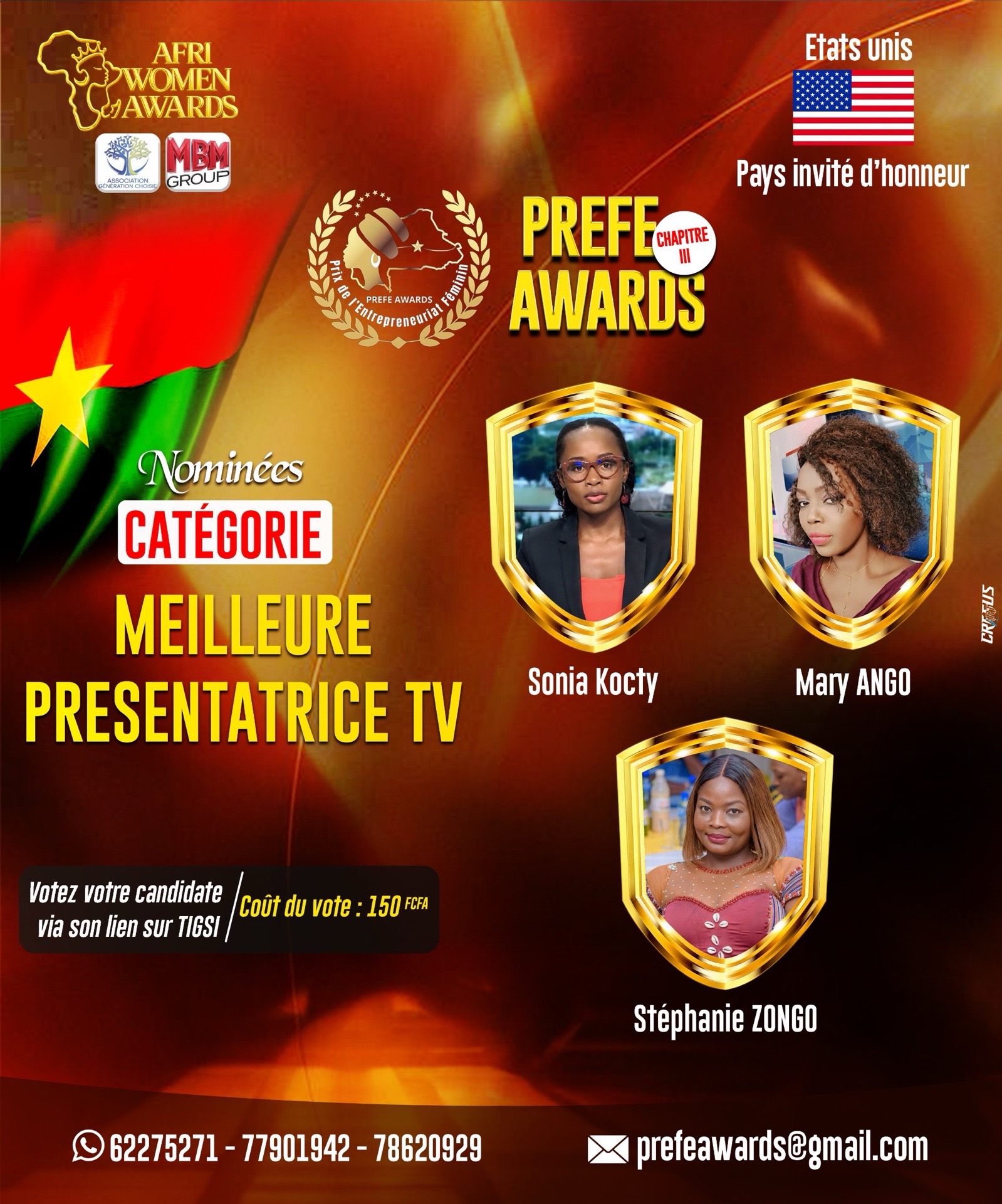 Meilleure présentatrice TV