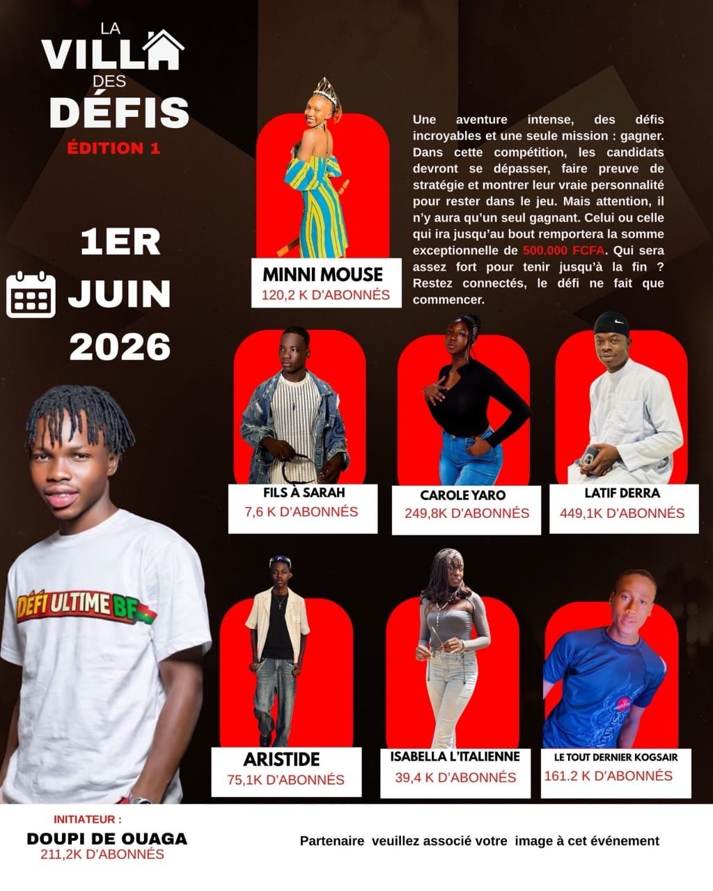 Vote Officiel – La Villa des Défis
