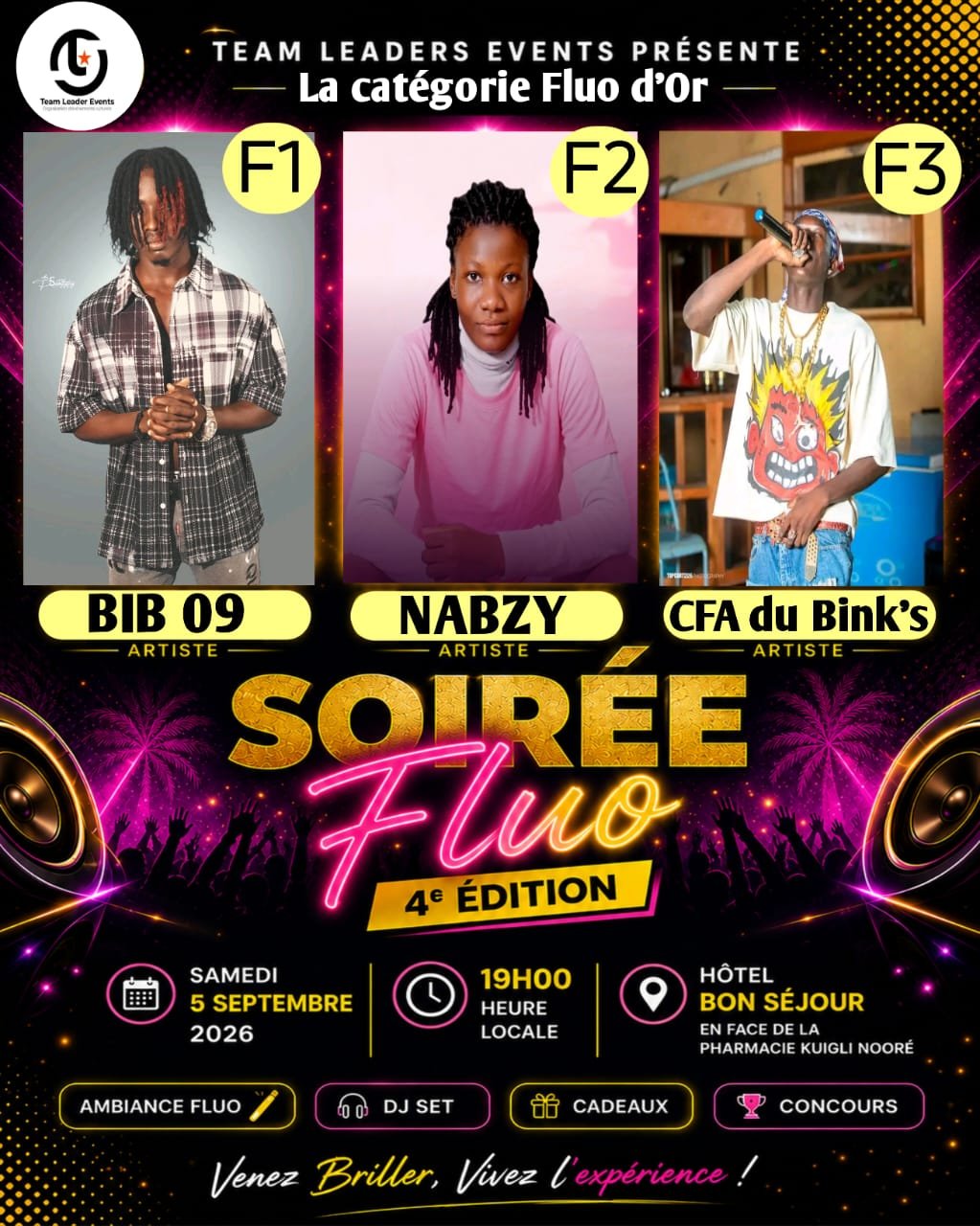 Soirée FLUO 2026 - Fluo d'Or