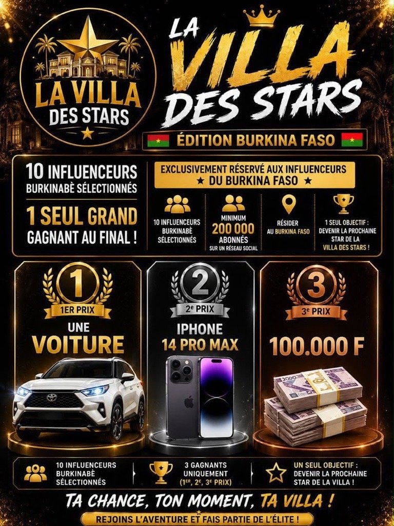 La Villa des Stars - Édition Burkina Faso