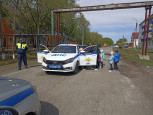 Сотрудники ДПС в гостях у дошколят!