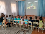 Тематическая беседа с инспектором  МЧС  в детском саду №1