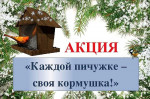"Каждой пичужке - своя кормушка"  2023 г