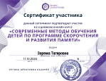 Участие в семинарах, вебинарах, конференциях, мастер-классах