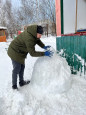 "Оформление зимнего участка"