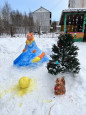 "Оформление зимнего участка"