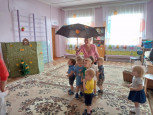 "По малинку в лес пойдем..." развлечение в группе раннего возраста