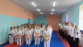 Педагог дополнительного образования Соколова Екатерина Адольфовна провела первенство Кинешмы по ката посвященное дню Победы