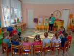 Художественно-эстетическое развитие. Рисование. "Дымковский узор"