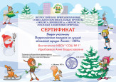 Всероссийский конкурс "Снежный городок Эколят"