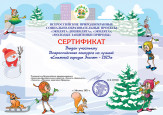 Всероссийский конкурс "Снежный городок Эколят"