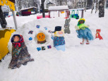 Всероссийский конкурс на лучший «Снежный городок Эколят» 