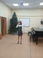 Новогодний концерт в классе эстрадного вокала