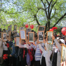 День победы - праздничный митинг около мемориала в Подгорном 07.05.2015г.