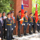 День победы - праздничный митинг около мемориала в Подгорном 07.05.2015г.