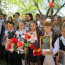 День победы - праздничный митинг около мемориала в Подгорном 07.05.2015г.