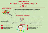 Памятка по профилактике гриппа ,ОРВИ и коронавирусной инфекции