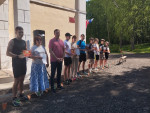 Чествование выпускников спортивной школы.