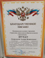 Наличие отмеченных профессиональных достижений